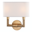 Hudson Valley Dubois Double Wall Sconce Lighting hudson-valley-1022-AGB