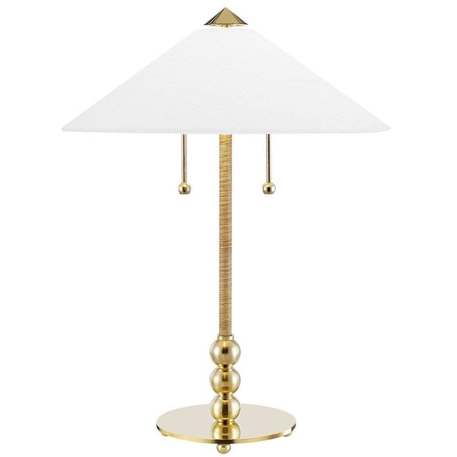 Hudson Valley Flare Lamp - Aged Brass Lighting hudson-valley-L1395-AGB 806134896195