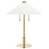 Hudson Valley Flare Lamp - Aged Brass Lighting hudson-valley-L1395-AGB 806134896195