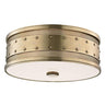 Hudson Valley Gaines Flushmount - Aged Brass Lighting