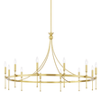 Hudson Valley Gates Chandelier Lighting hudson-valley-4351-AGB