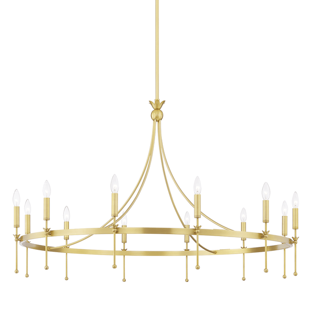 Hudson Valley Gates Chandelier Lighting hudson-valley-4351-AGB