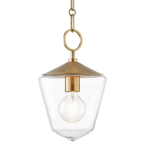 Hudson Valley Greene Pendant - Aged Brass Lighting