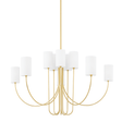 Hudson Valley Harlem Chandelier Lighting hudson-valley-6848-AGB