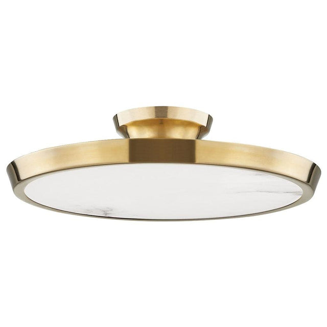 Hudson Valley Lighting Draper Semi-Flush Mount Lighting hudson-valley-3600-AGB