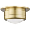 Hudson Valley Lighting Greenport Flush Mount - Old Bronze Lighting hudson-valley-8007-AGB