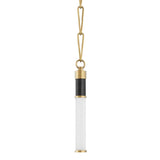 Hudson Valley Lighting Huntington Pendant - Polished Nickel Lighting hudson-valley-7010-AOB/BK