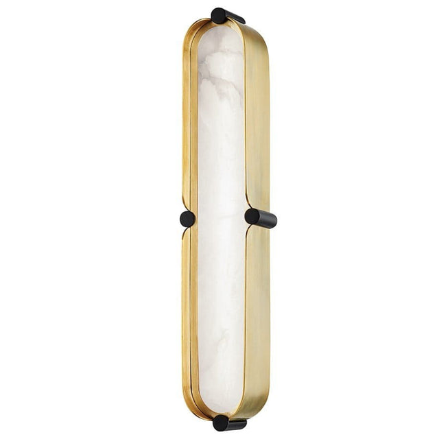 Hudson Valley Lighting Tribeca Vanity Sconce Lighting hudson-valley-2916-AGB/BK