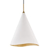 Hudson Valley Martini Pendant - Gold Leaf and White Lighting