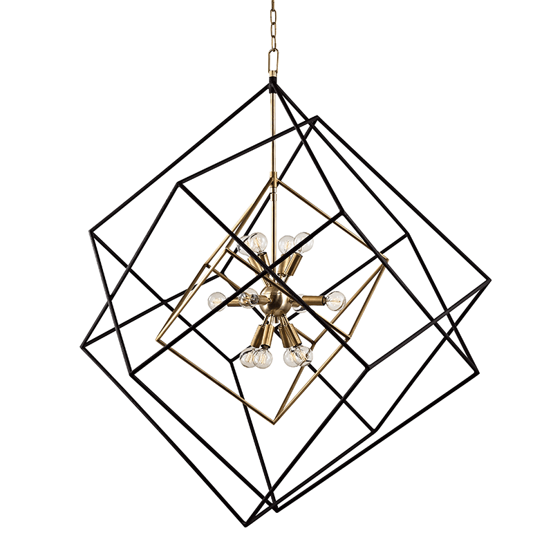 Hudson Valley Roundout Chandelier - Brass Lighting hudson-valley-1234-AGB 806134195205