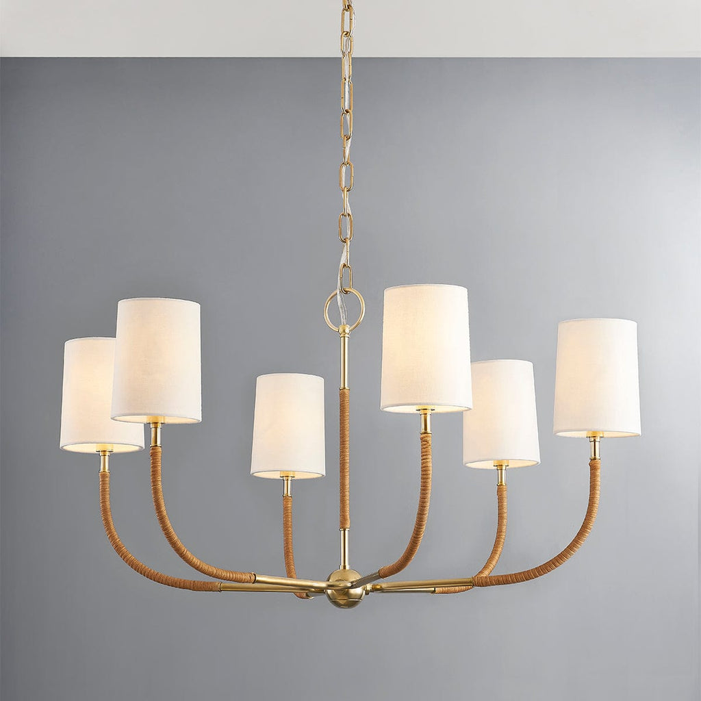 Hudson Valley son Chandelier Meadow Blu