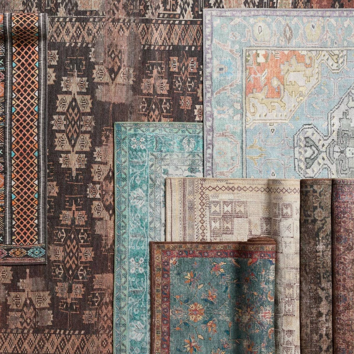 Harma Rug Kate Lester Harman Minerva Rug – Meadow Blu