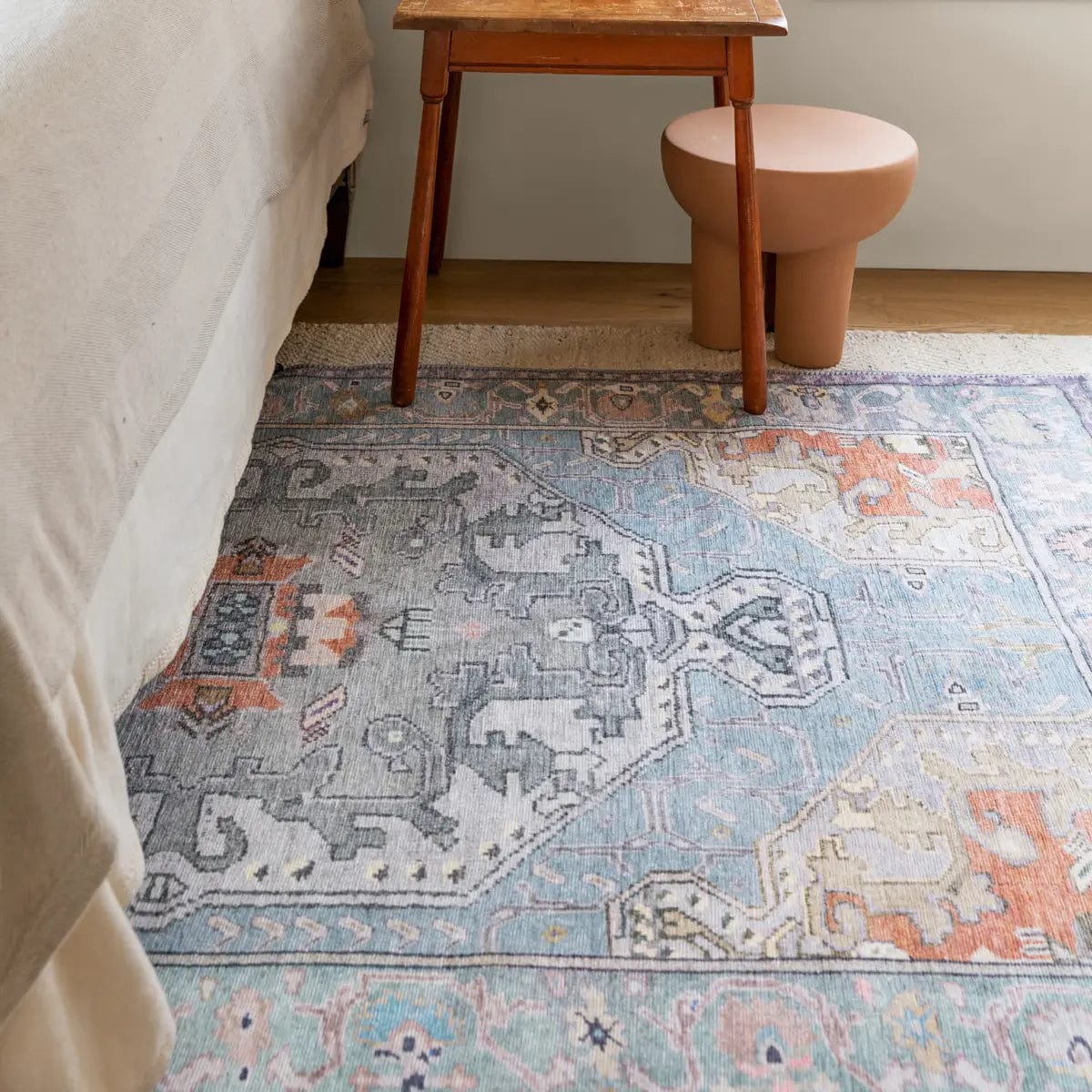 Harma Rug Kate Lester Harman Zenora Rug – Meadow Blu