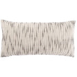 Jaipur Living Linnean Stripe White/ Gray Down Throw Pillow Pillow & Decor