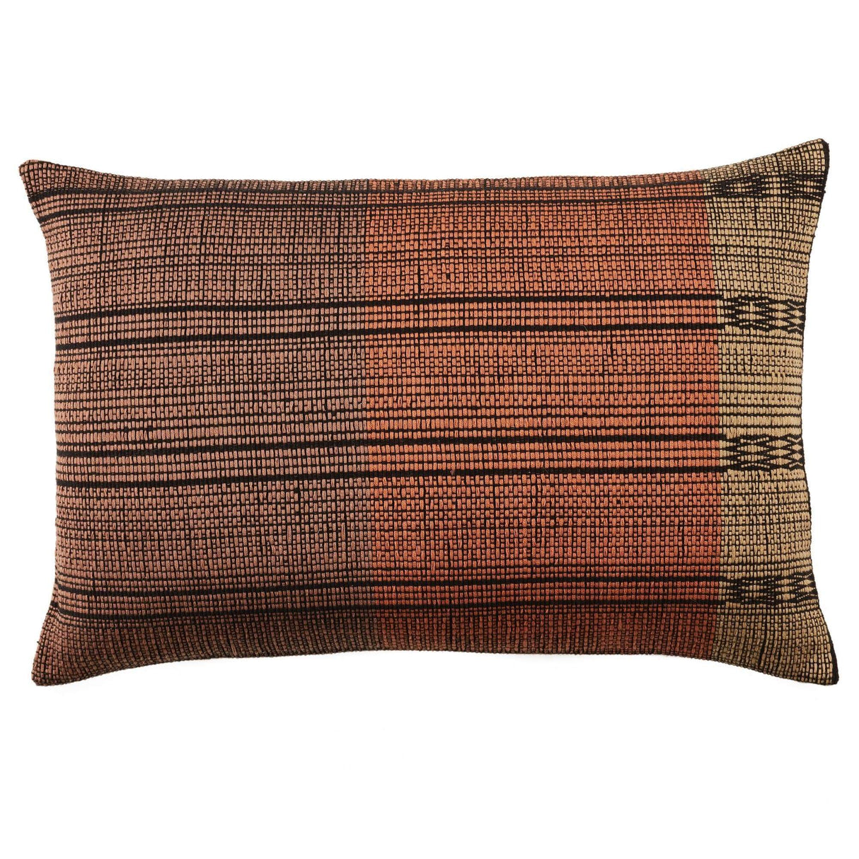 Jaipur Nagaland Lumbar Pillow - Tan/Black Pillow & Decor jaipur-PLW103690 887962888521