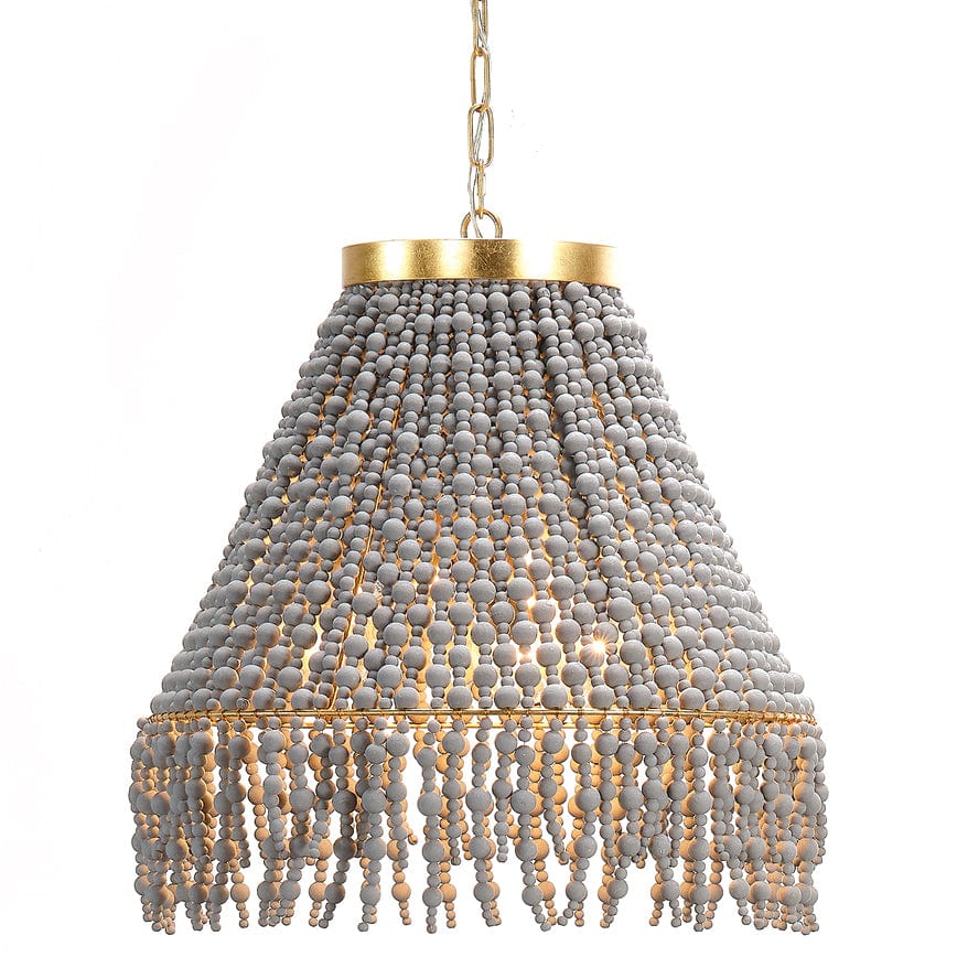 Jamie Young Co. Angelou Beaded Cone Chandelier Lighting jamie-young-5ANGE-CHGR