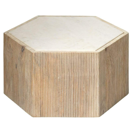 Jamie Young Co. Argan Hexagon Table - Small Furniture jamie-young-20ARGA-SMWH 00688933027631