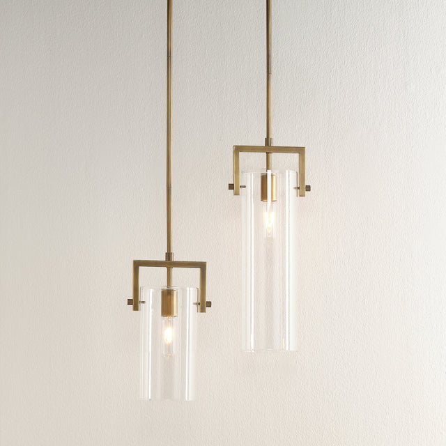Jamie Young Co. Cambrai Brass & Glass Pendant Lighting