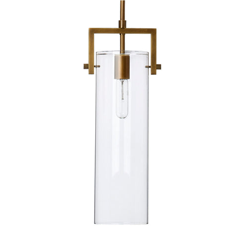 Jamie Young Co. Cambrai Brass & Glass Pendant Lighting jamie-young-LS5ASPENAB