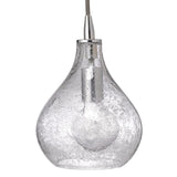 Jamie Young Co. Curved Pendant - Clear Seeded Lighting jamie-young-5CURV-SMCL 00688933008401