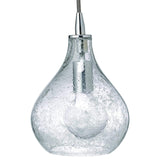 Jamie Young Co. Curved Pendant - Clear Seeded (POS) Lighting
