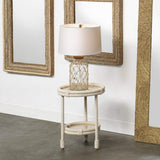 Jamie Young Co. Delta Side Table Furniture Jamie-Young-20DELT-STWH 00688933018202