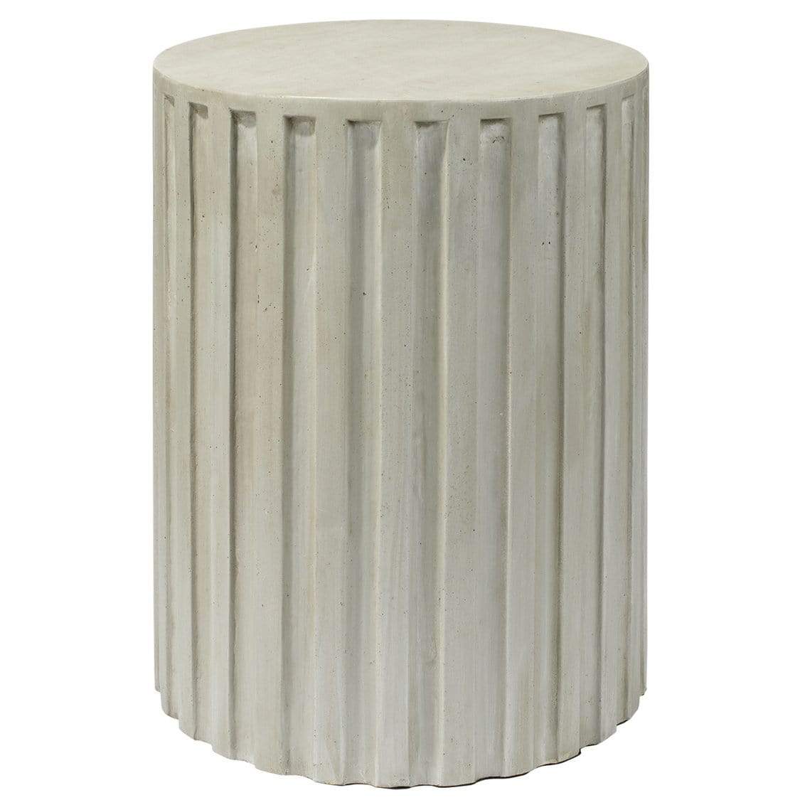 Jamie Young Co. Fluted Column Side Table Furniture