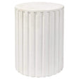 Jamie Young Co. Fluted Column Side Table Furniture jamie-young-20FLUT-STWH