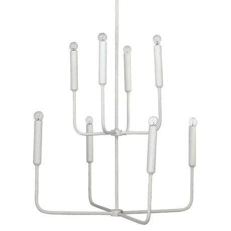 Jamie Young Co. Mercer Two Tier Chandelier Lighting jamie-young-5MERC-CHWH 688933026702
