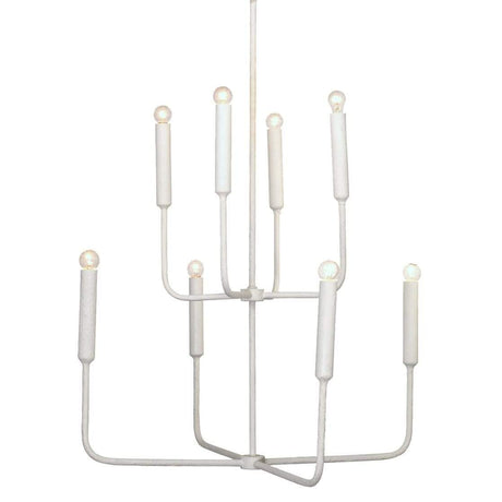 Jamie Young Co. Mercer Two Tier Chandelier Lighting jamie-young-5MERC-CHWH 688933026702