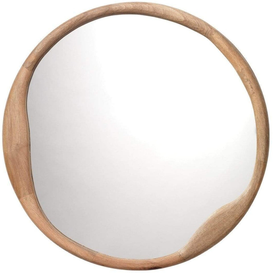 Jamie Young Co. Organic Round Mirror – Meadow Blu