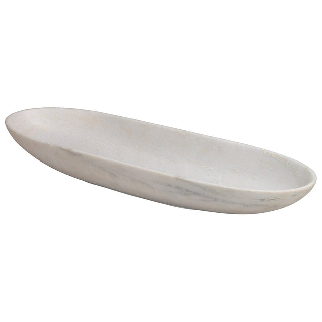 Jamie Young Co. Oval Marble Bowl Decor jamie-young-7LONG-BOWH 688933010862