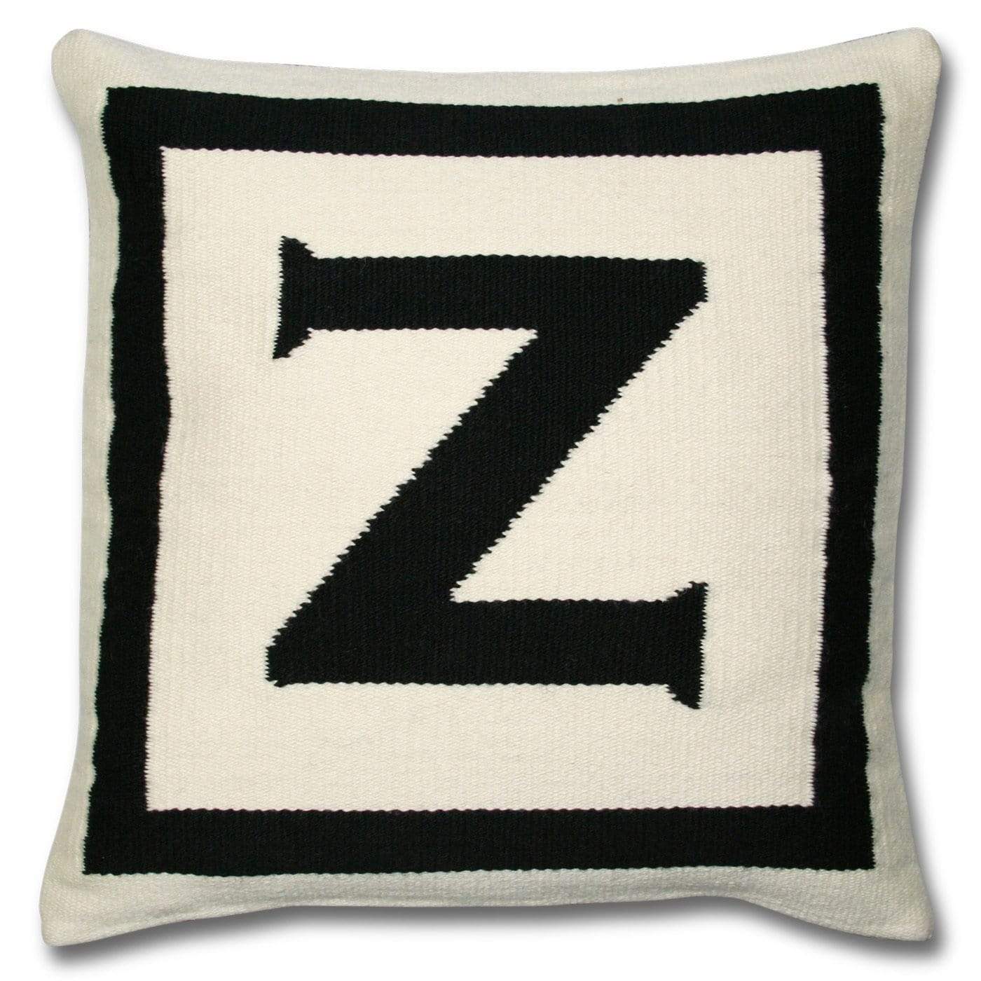 Jonathan Adler Letter Pillow Meadow Blu
