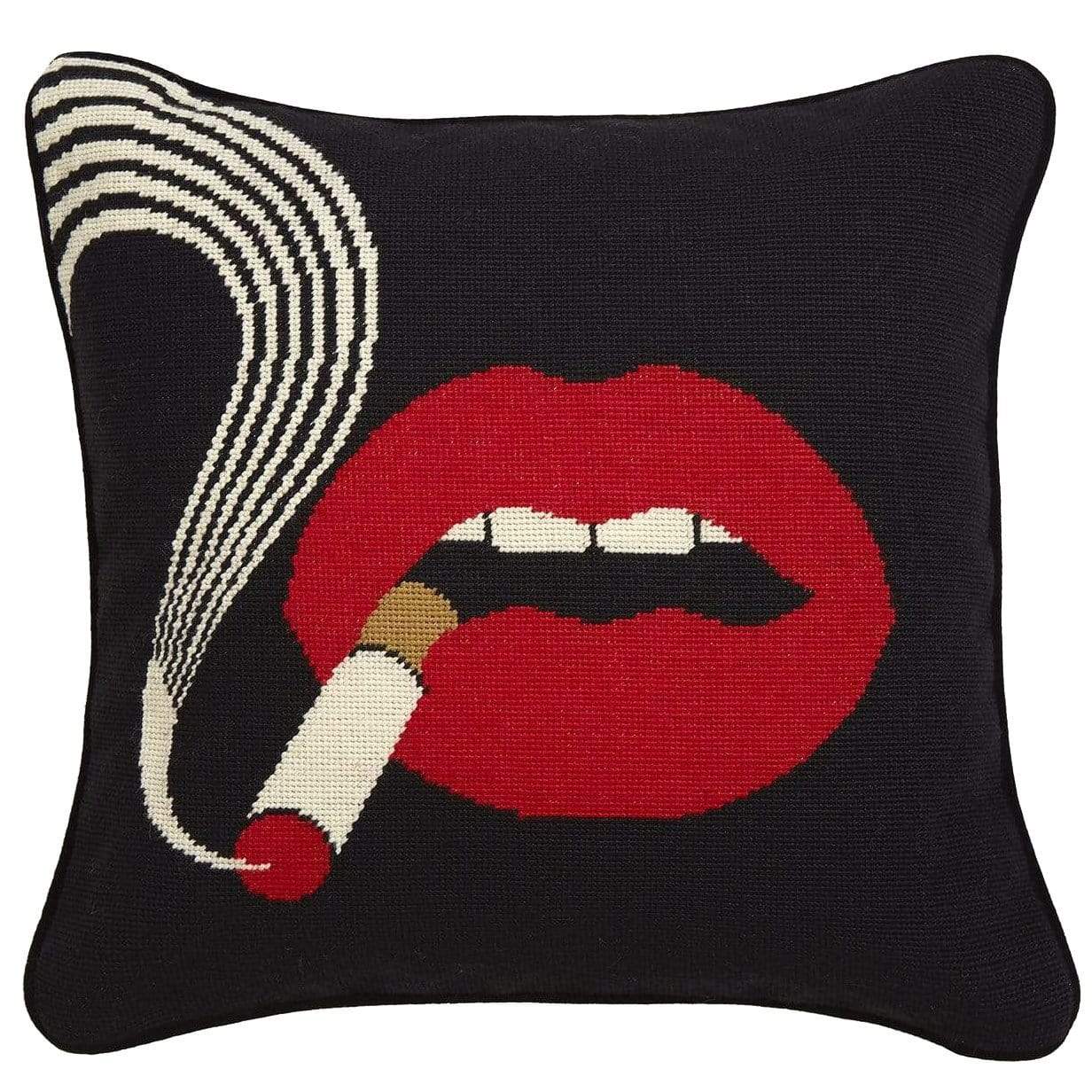 Jonathan Adler outlet Lips Throw Pillow - Hush