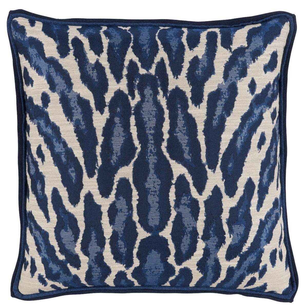 Lacefield Designs Kenya Indigo Animal Print Pillow Pillow & Decor Lacefield-D1079