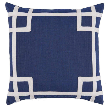 Lacefield Designs Rio Navy Outdoor Pillow Decor Lacefield-OUT08