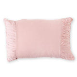 Lazybones Rosette Standard Pillowcase Set in Tuscan Pink Organic Cotton Bedding and Bath Lazybones-pcsotus