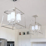 Libby Langdon for Crystorama Sylvan 4 Light Nickel Pendant Lighting