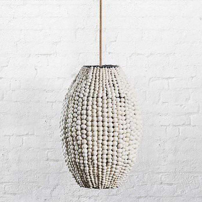 Lighting by BLU Barrel Pendant - White Lighting klay-life-B08WHITEBARREL