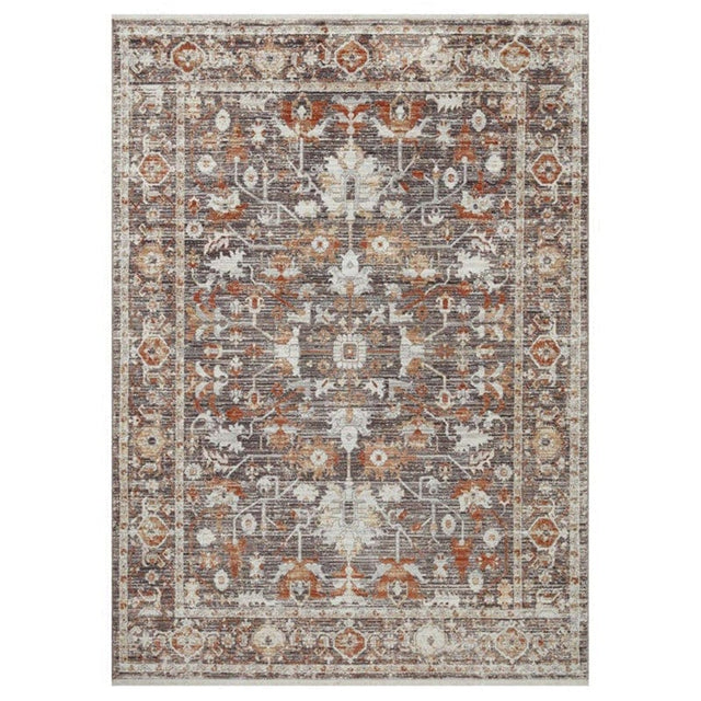 Loloi Bonney Rug - Charcoal/Spice Rugs