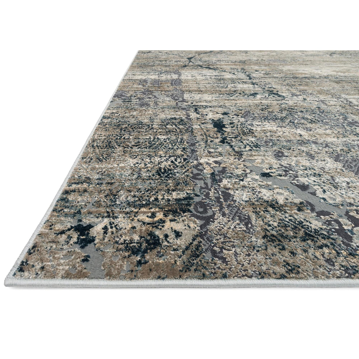 Loloi Cascade Rug - Taupe/Blue Rugs