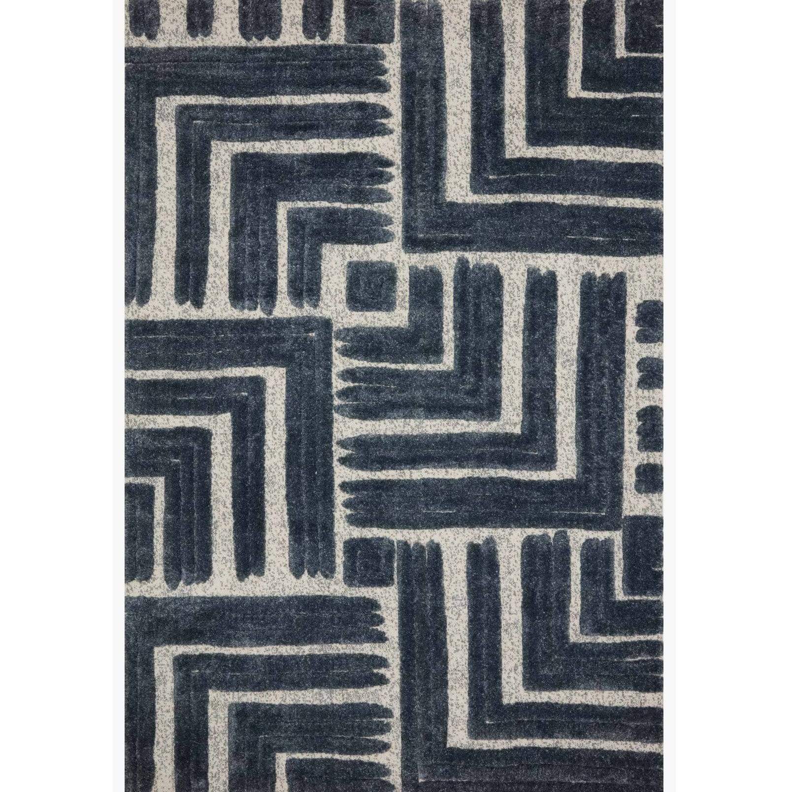 BLU Home Fabian Rug - Denim/Charcoal – Meadow Blu