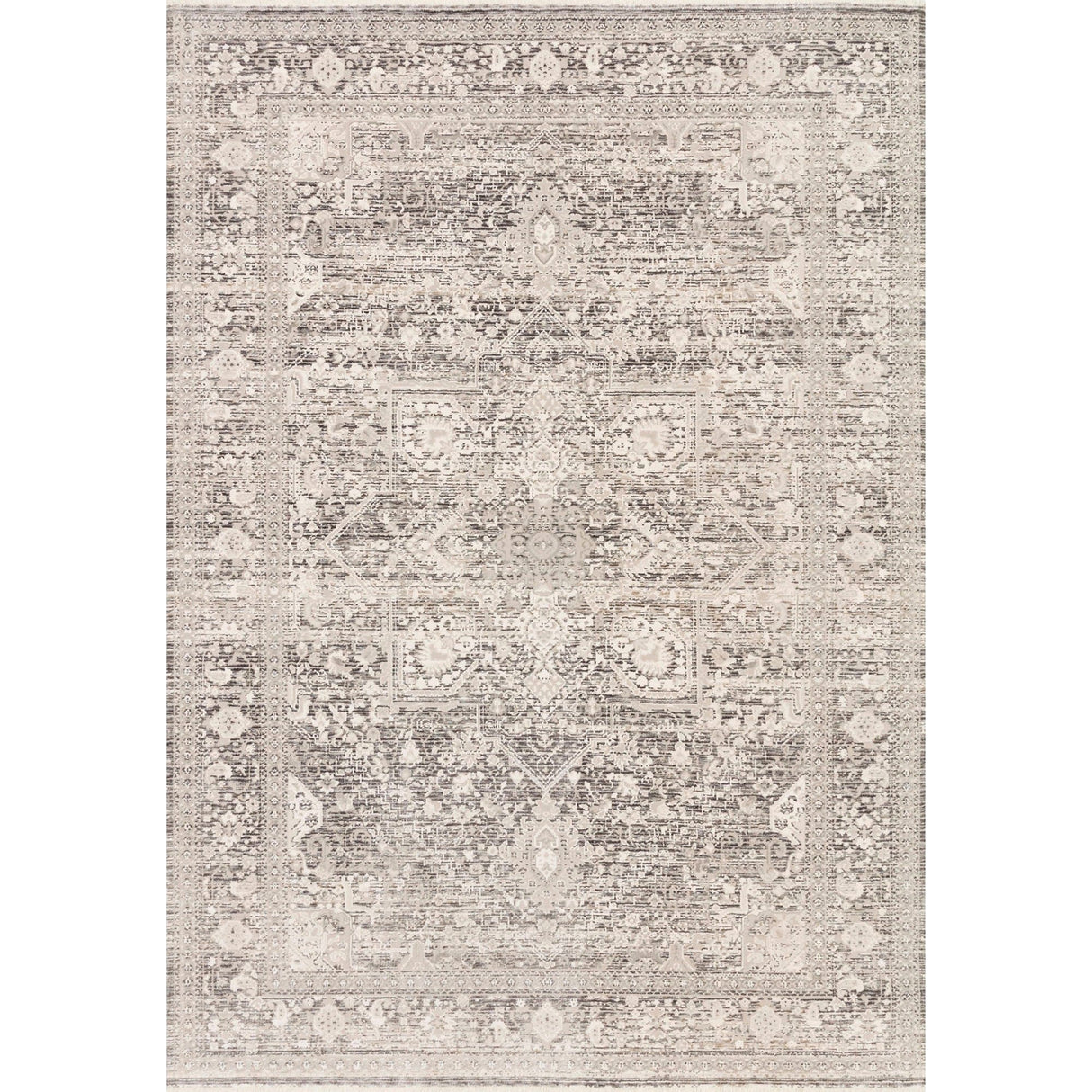 Loloi Homage Rug - Ivory/Grey Rugs loloi-HOMAHOM-04IVGY2034 885369514173