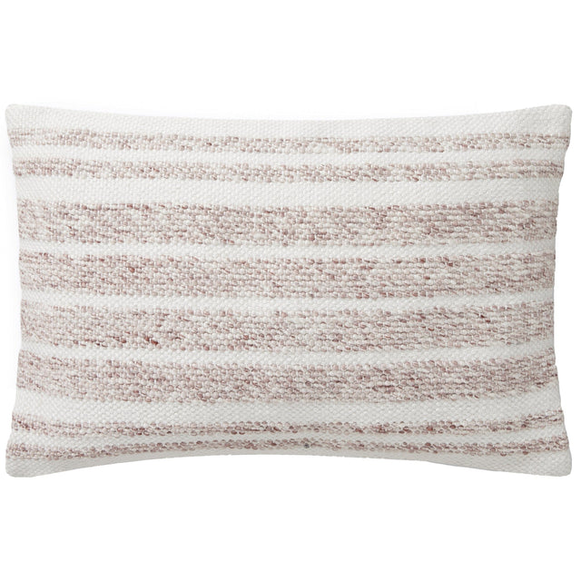 Loloi Indoor/Outdoor Pillow - Blush/Natural Pillow & Decor loloi-P056PLL0067BHNAPIL5 885369630941