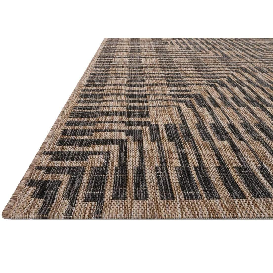 Loloi Isle Indoor/Outdoor Rug - Brown/Black – Meadow Blu