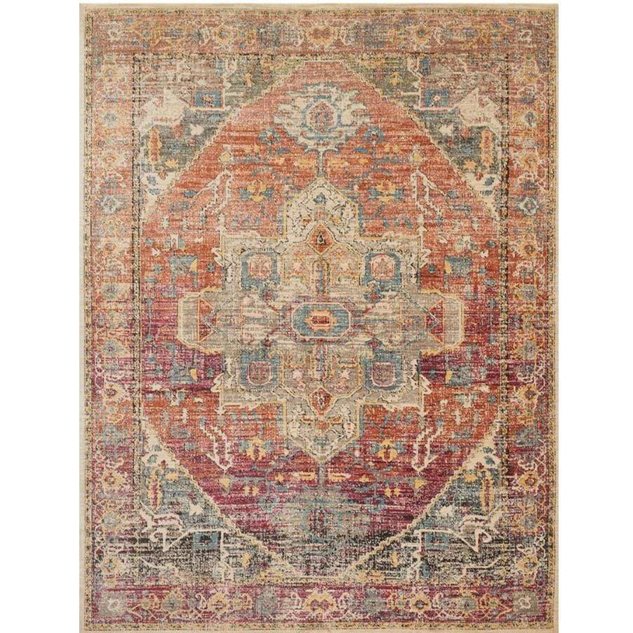 Loloi Javari Rug - Berry/Sunrise Rugs