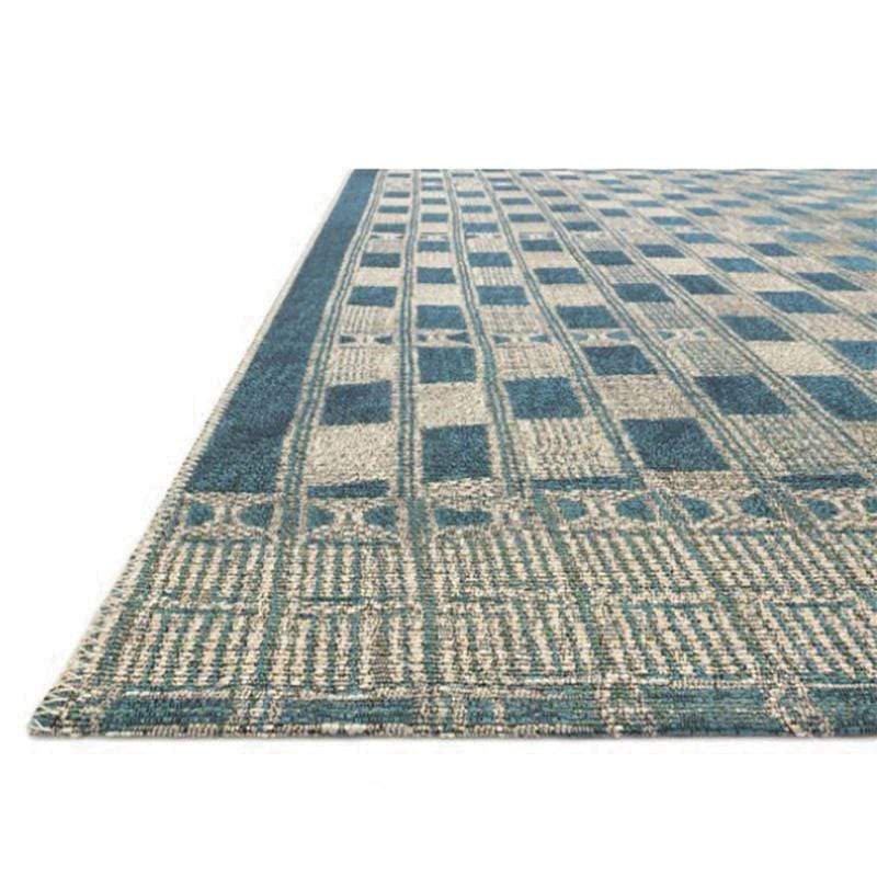 Loloi Mika Indoor/Outdoor Rug - Blue/Ivory Rugs