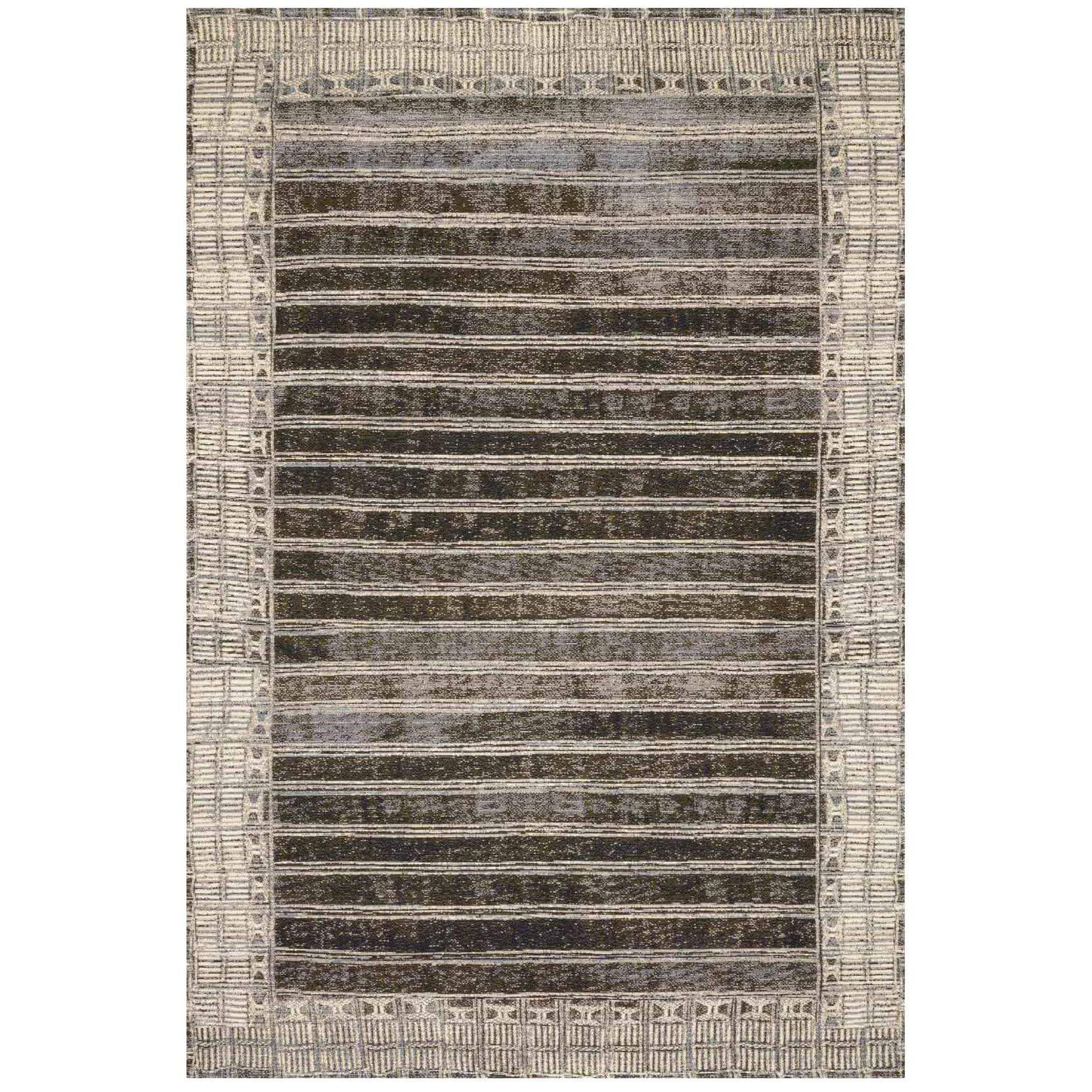 Loloi Mika Indoor/Outdoor Rug Charcoal/Ivory Meadow Blu