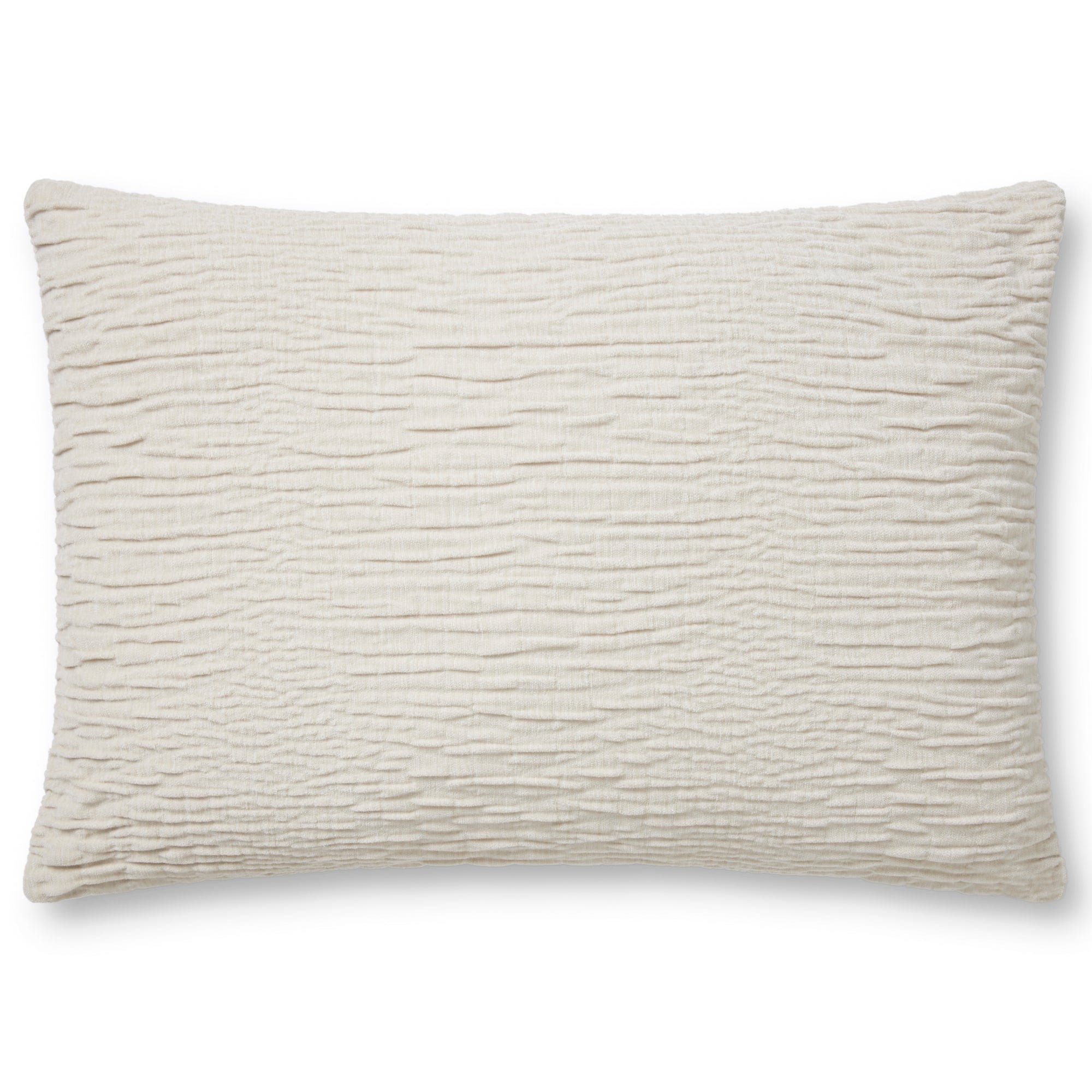 Loloi White 13x35 Rectangular Throw Pillow