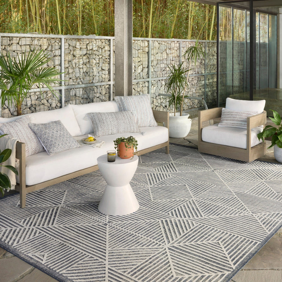 Rainier Indoor/Outdoor Rug - Denim/Natural – Meadow Blu